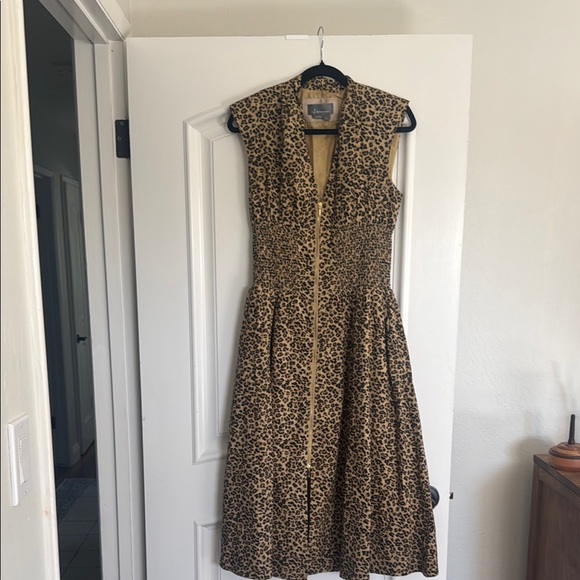 Anthropologie Dresses & Skirts - Leopard Print Sleeveless Dress